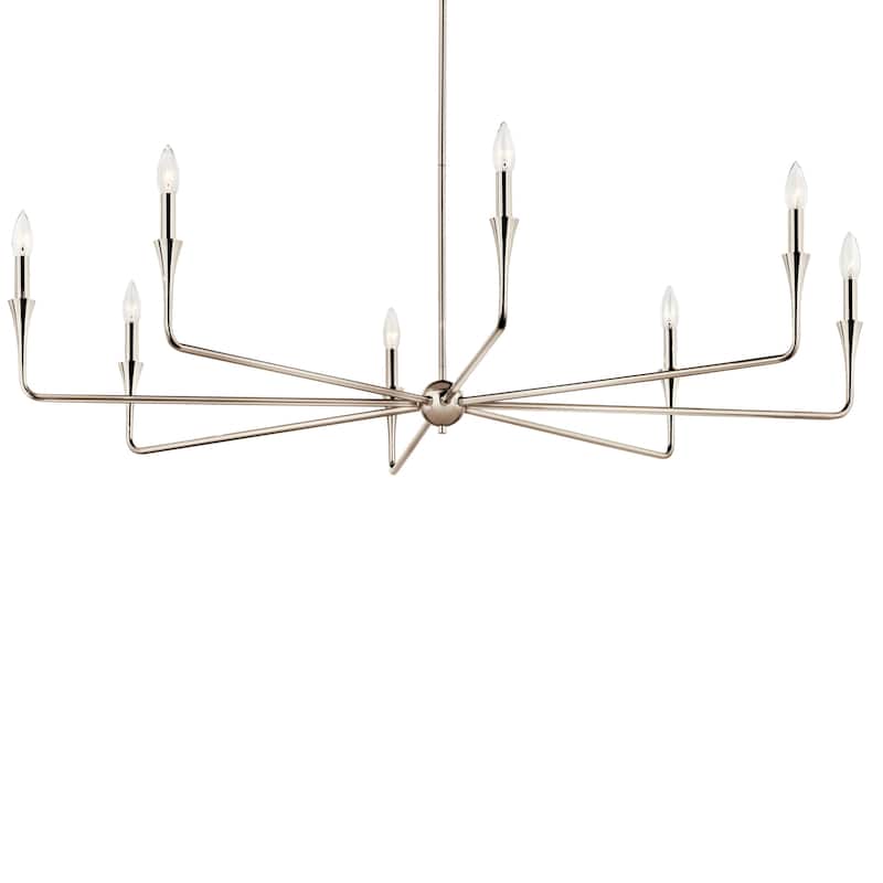 Kichler 52691 Alvaro 8 Light 50" Wide Taper Candle Style Chandelier