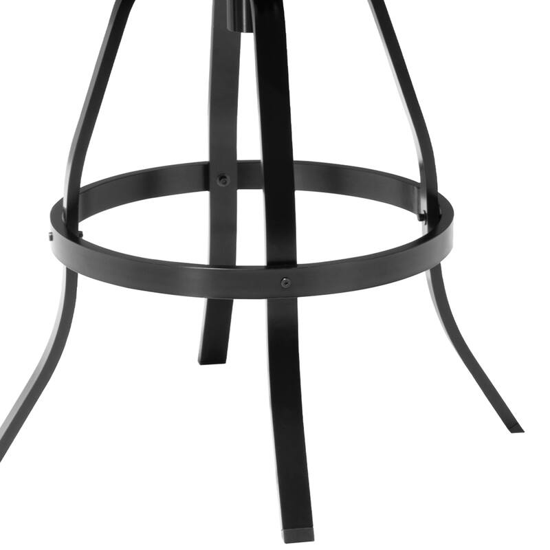 Pellebant Patio Outdoor Aluminum Swivel Bar Stools with Sunbrella Cushion - 21.7 in W x 16.5 in D x 46 in H
