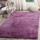 preview thumbnail 4 of 98, SAFAVIEH Indie Shag Hasna 2-inch Thick Rug 6'7" x 9'2" - Purple - Rectangle