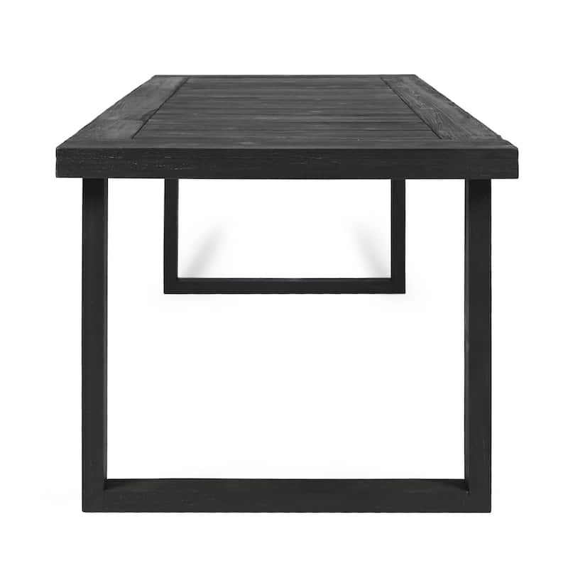 Nestor Outdoor 6-Seater Acacia Wood Dining Set with Bench by Christopher Knight Home