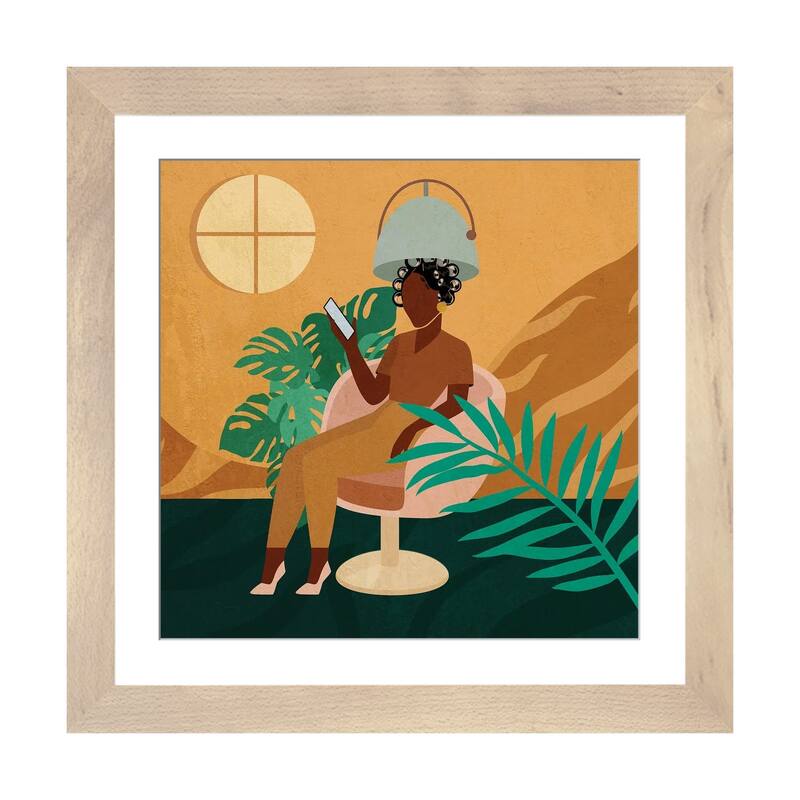 iCanvas "Salon No. 3" by Domonique Brown - Natural - 24x24x1