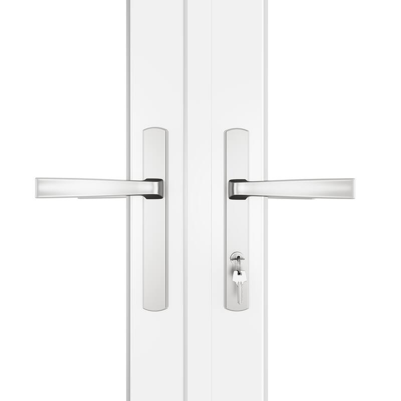 KaMic 120" x 96" 4-Panel Aluminum Patio Folding Door Left to Right-Outswing