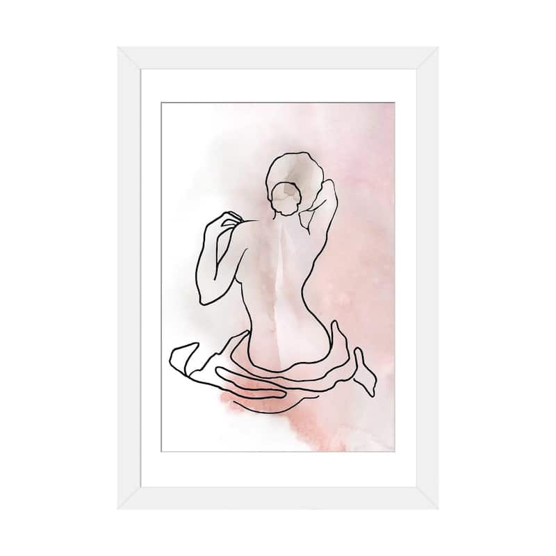 iCanvas "Figure Sketch II" by Carol Robinson - White - 24x16x1