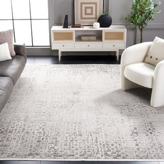 SAFAVIEH Diamond Brook Modern Abstract Fringe Rug