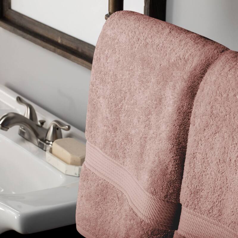 Superior Egyptian Cotton Pile Heavyweight Bath Towel Set of 2
