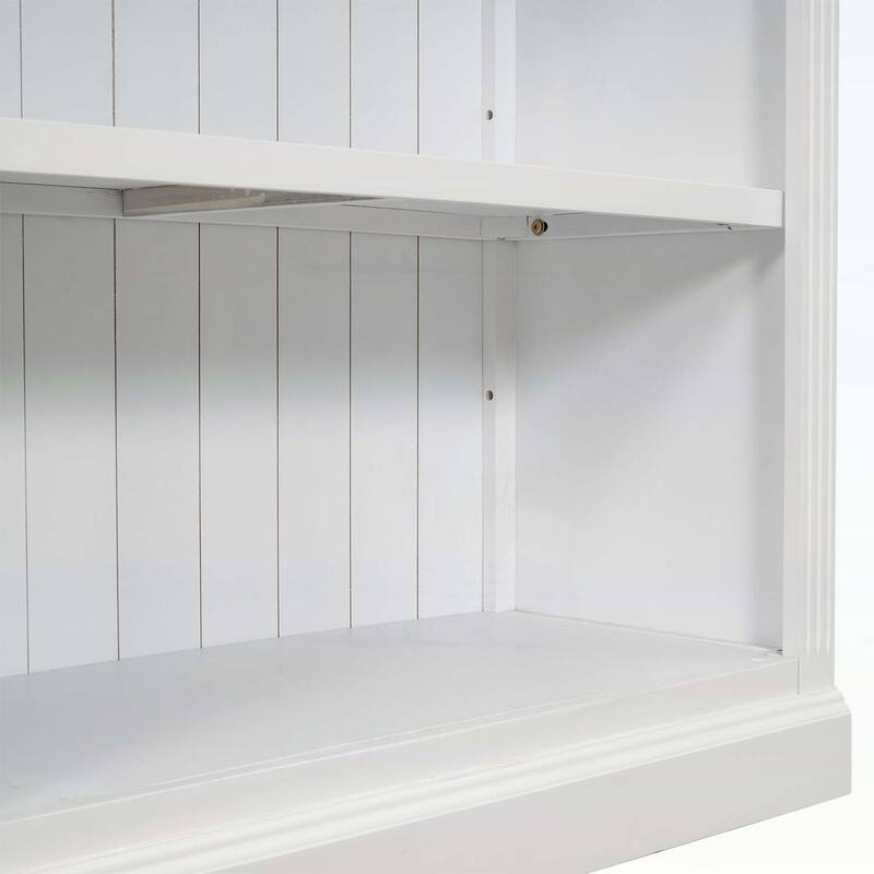 5-Tier Wood Bookcase for Books and Decor