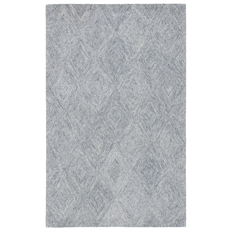SAFAVIEH Handmade Metro Shikha French Country Wool Rug - 6' Square - Grey