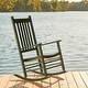 preview thumbnail 2 of 6, Porch & Den Steeplechase Genuine Hardwood Rocking Chair