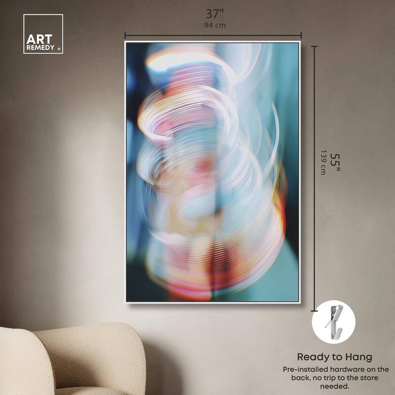 Swirling Light II Canvas by Art Remedy
