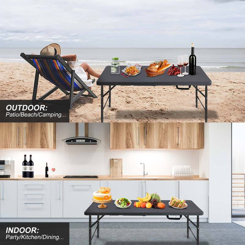 Portable Folding Table Indoor&Outdoor Foldable Table
