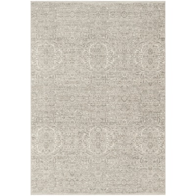 Nourison Shadows Indoor only Grey Persian Area Rug