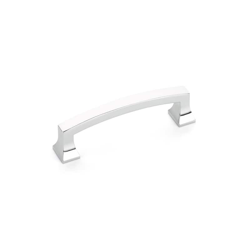 Schaub and Company Menlo Park 3-1/2" Center to Center Arch Cabinet - Polished Chrome