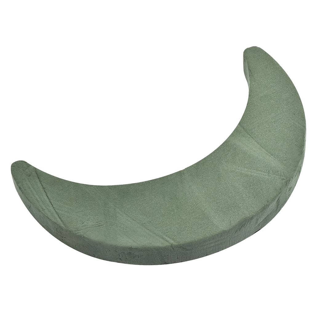 Floral Foam Block Moon Shaped Brick for Flower Mud Florist Arrangement - Green