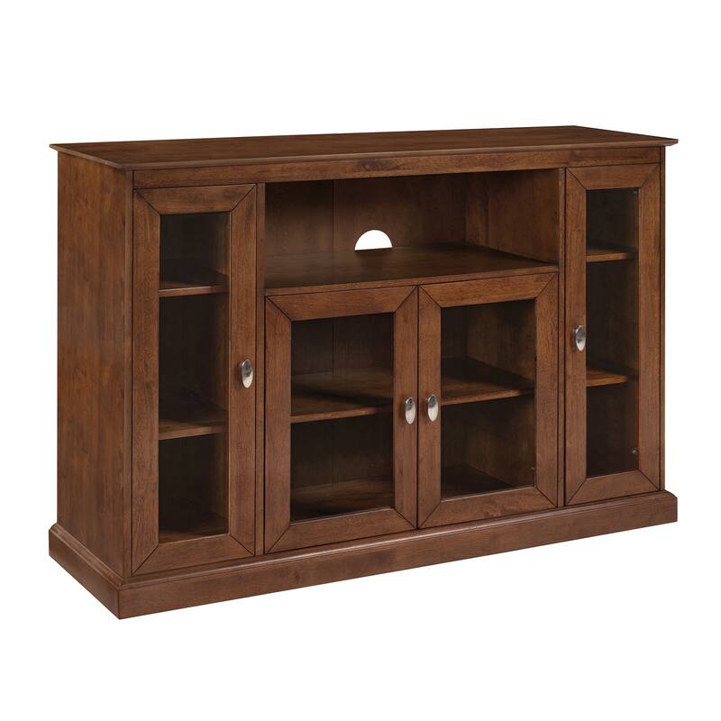 Convenience Concepts Summit Highboy 60" TV Stand with Storage Cabinets and Shelves