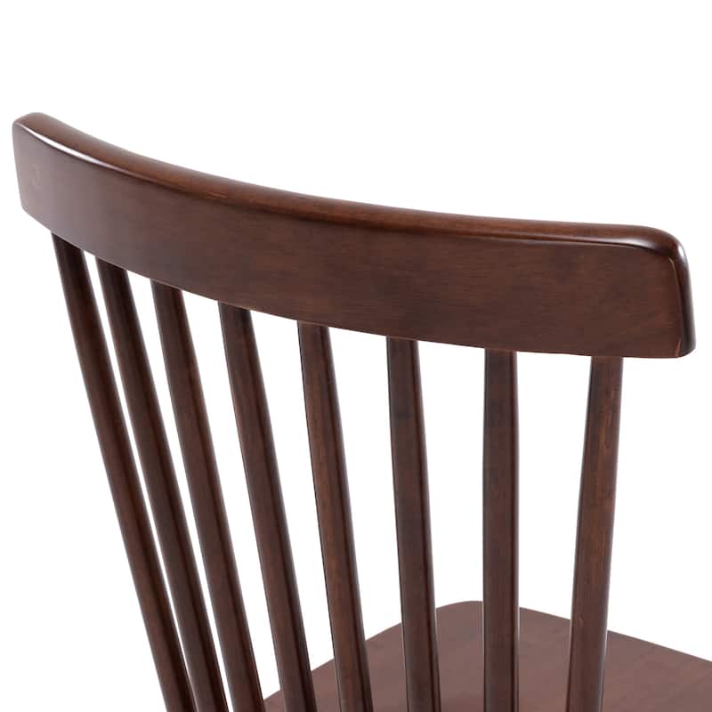 Coastal Set of 6/4/2 Windsor Solid Wood Dining Chairs Modern Wood Frame Side Chairs for Kitchen and Dining Room