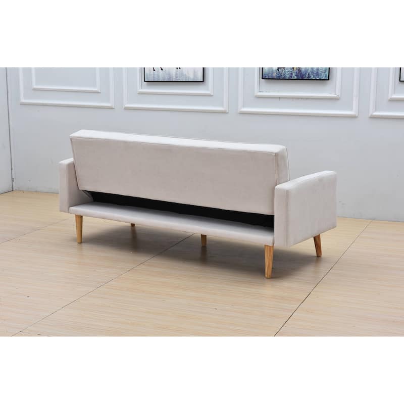 Modern Adjustable 3-position Sleeper Sofa Futon