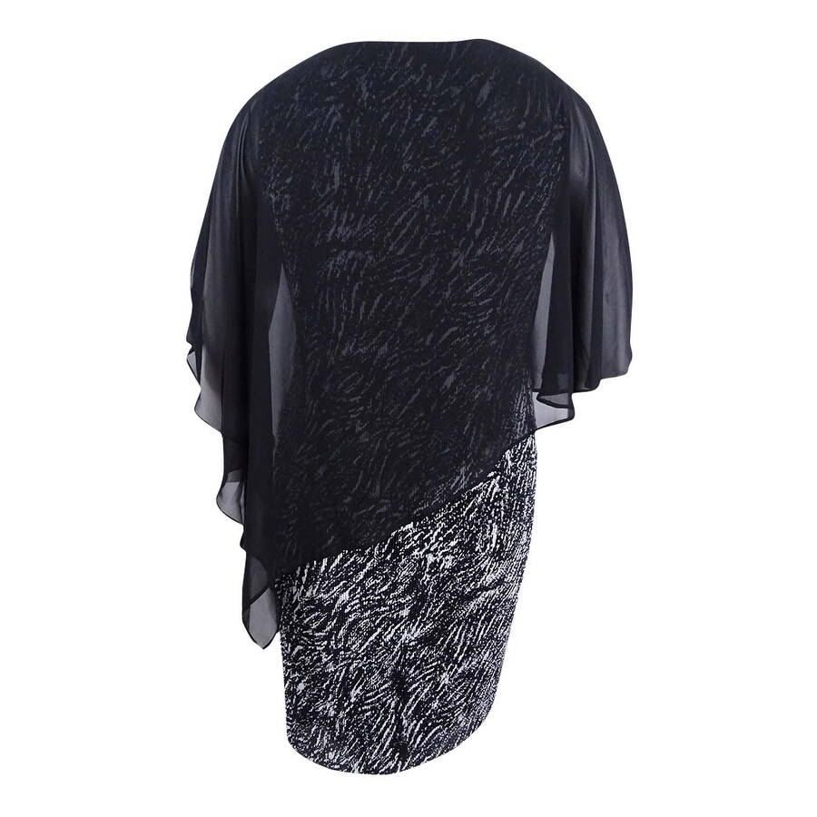 chiffon capelet shawl