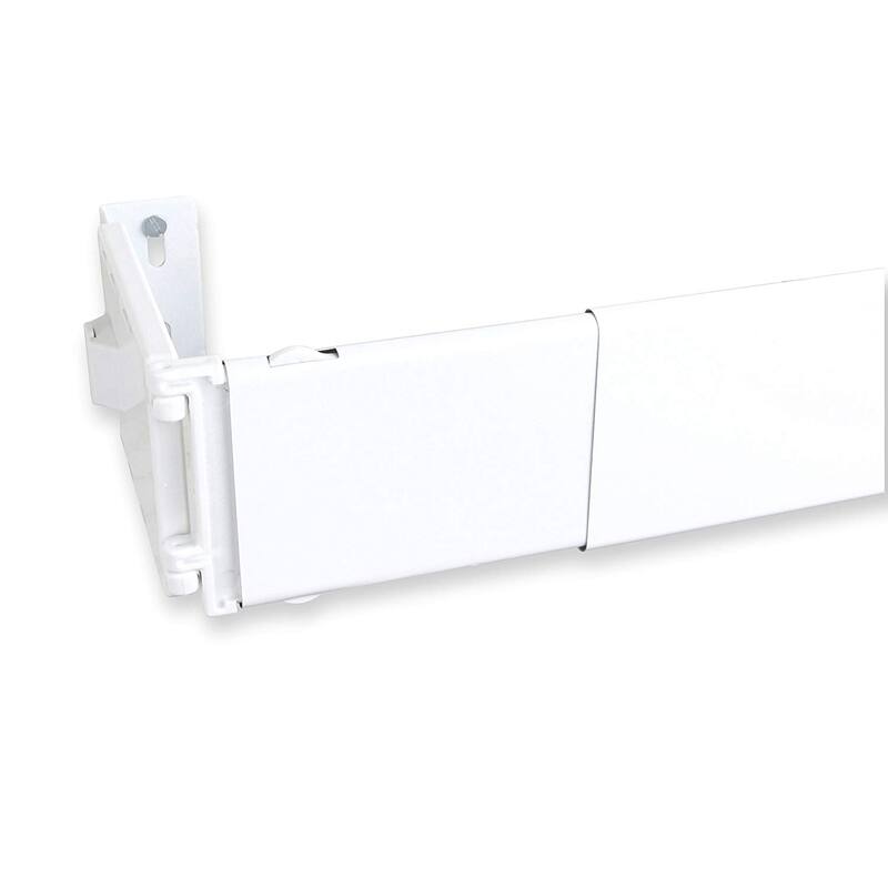 Wide Pocket Curtain Rod 18-28 Inch, Heavy-Duty Adjustable Design Ideal for Thick Rod Pocket Curtains in Any Room - 28