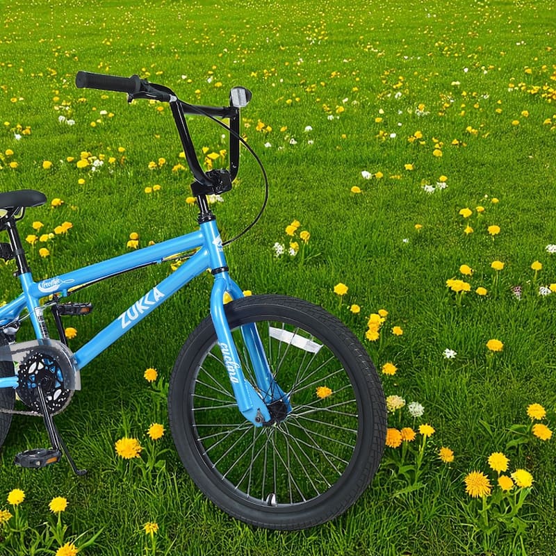 20 Inch Freestyle Kids Bike, Single Speed, Steel Frame with Caliper and V Brakes, Boys & Girls Ages 7+