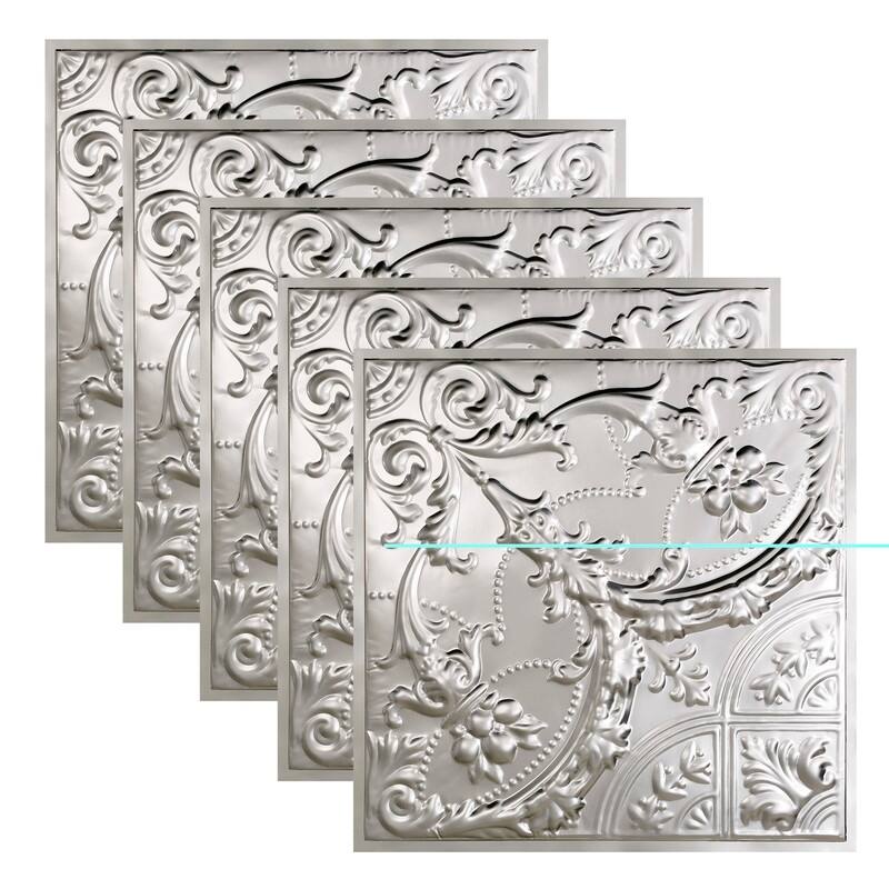 Great Lakes Tin Saginaw Lay-in Ceiling Tile - Clear - 2 x 2