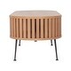 preview thumbnail 8 of 8, Aurelle Home Mid-Century Modern Rounded Coffee Table