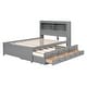 preview thumbnail 24 of 32, Full Platform Bed with Trundle, Drawers & USB Ports - Practical Design