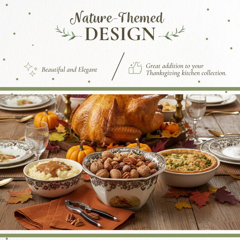 Spode Woodland 6 in Nut Bowl Assorted Animal - 6 Inch