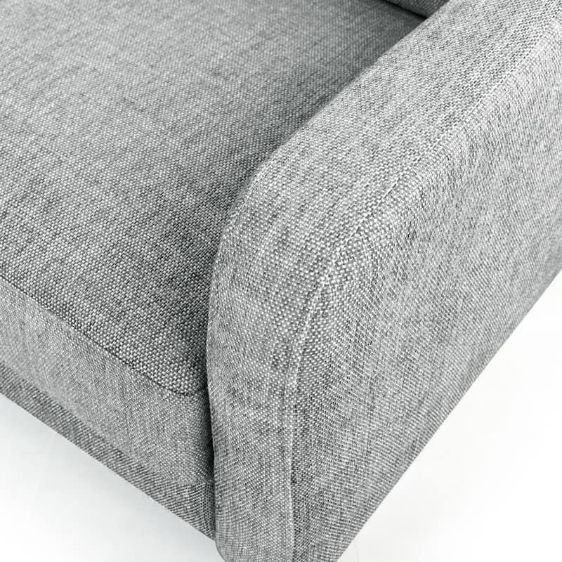 SAFAVIEH Couture Nathaniel Tufted Back 3 Seater Sofa - 77"W x 32"D x 34"H