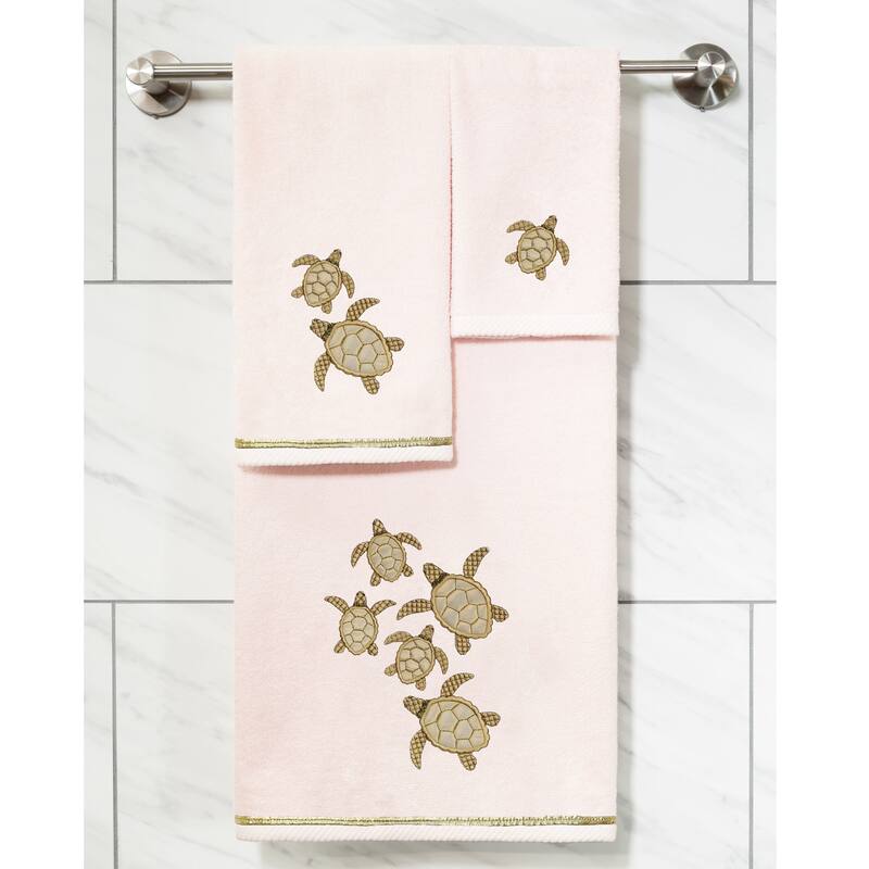 Authentic Hotel and Spa Turkish Cotton Tortuga 3PC Towel Set