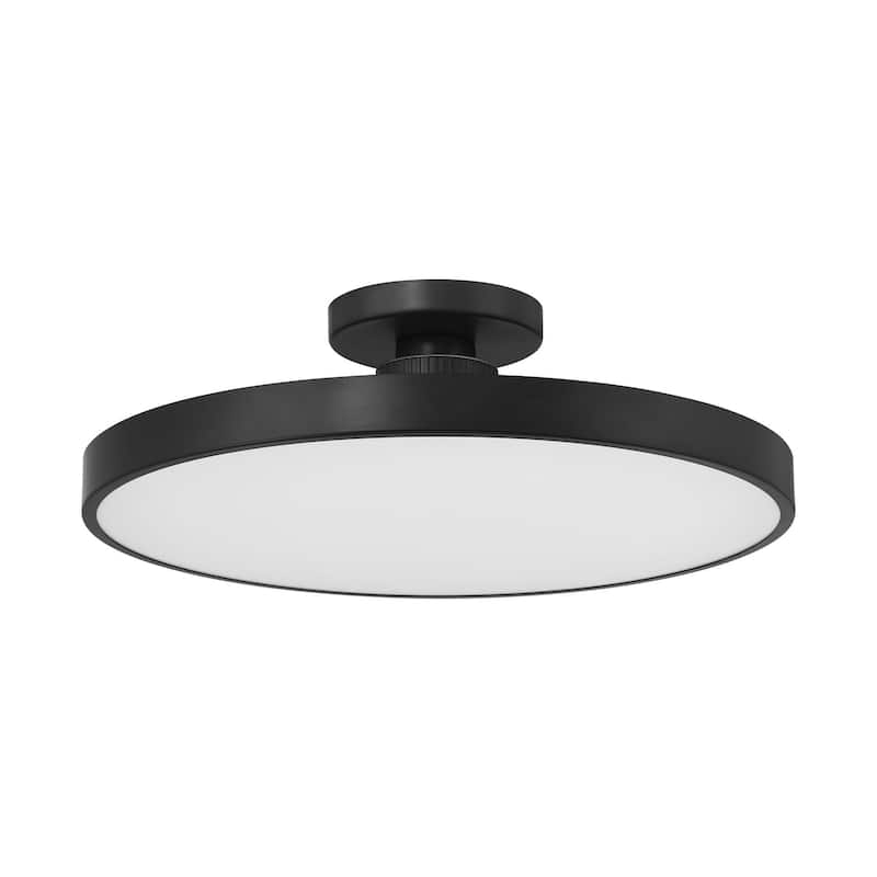 Thayer 1-Light LED Ceiling Light - Matte Black
