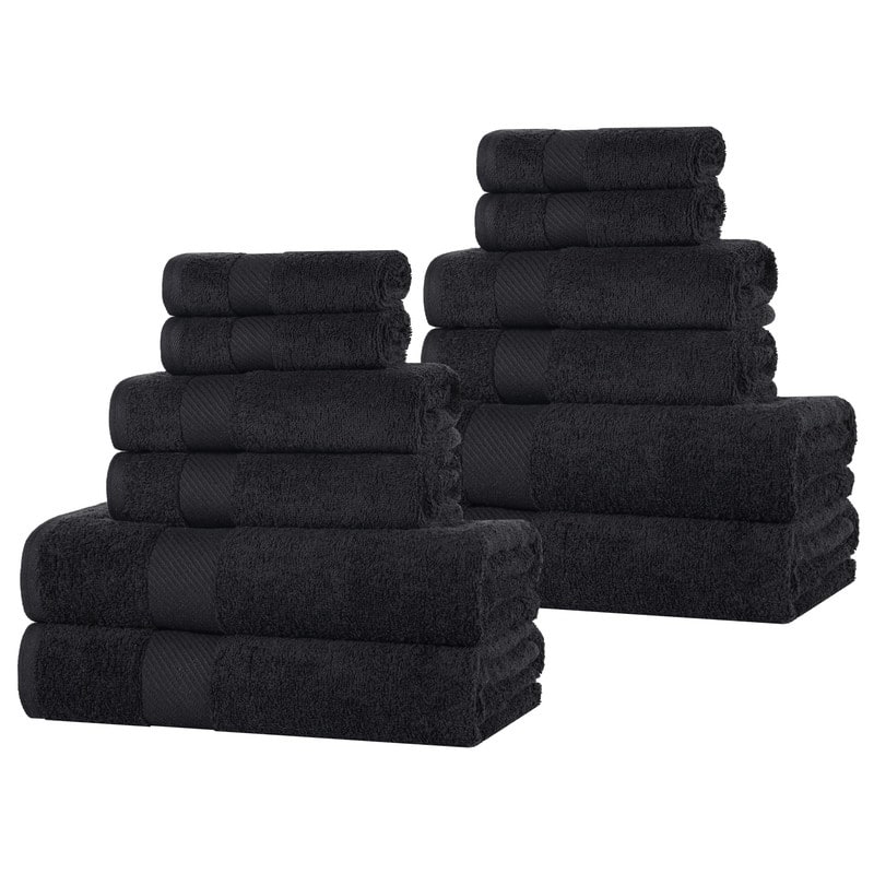 Superior Ismailia Egyptian Cotton 12-Piece Towel Set