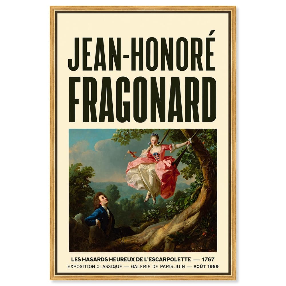 Fragonard's Swing Canvas by Art Remedy