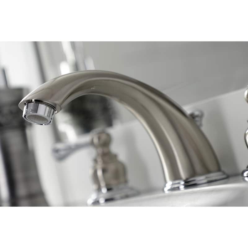 Kingston Brass Vintage Deck Mount Widespread Bathroom Faucet