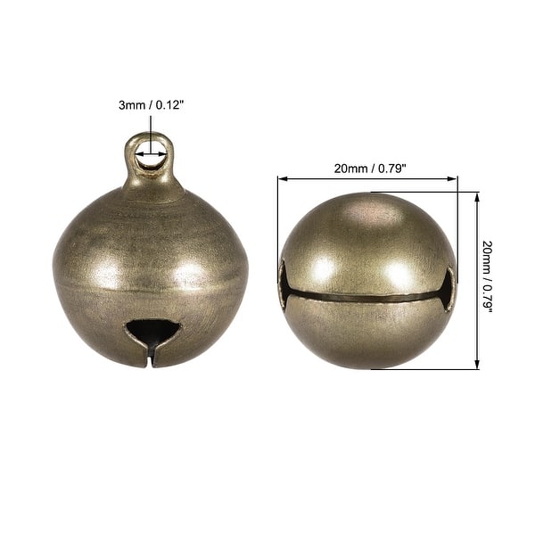 DIY Small Bells, 0.79 Inch 15pcs, Craft Copper Bells Bulk DIY Bells Bronze  - Bed Bath & Beyond - 32475438