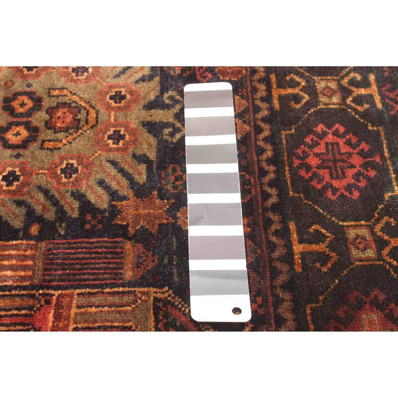 ECARPETGALLERY Hand-knotted Teimani Black Wool Rug - 3'0 x 4'8