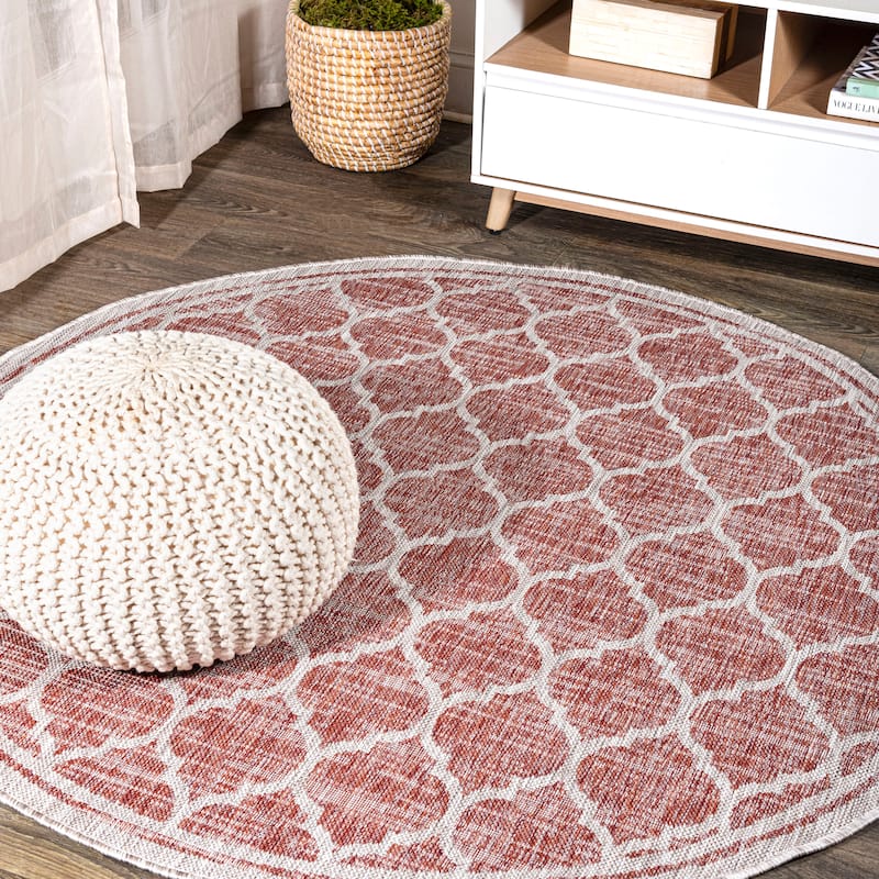 JONATHAN Y Zinnia Textured Weave Indoor/Outdoor Area Rug