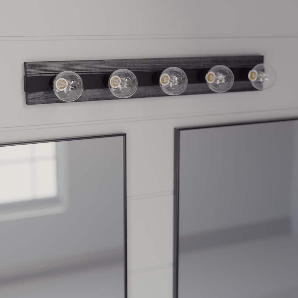 Hunter Donelson Vanity Wall Light - Rustic, Farmhouse - Damp Rated!