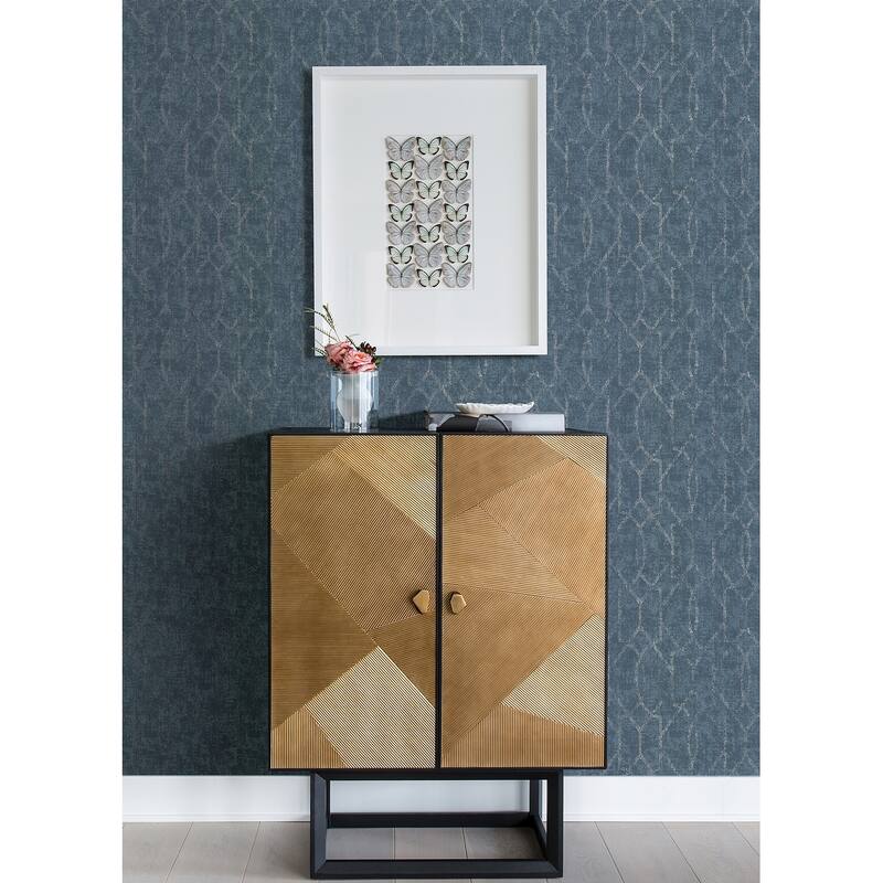 A-Street Prints Ziva Cream Trellis Wallpaper