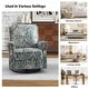 preview thumbnail 38 of 52, Roderich Farmhouse Floral Print Swivel Rocker Recliner with Rolled Arms by HULALA HOME