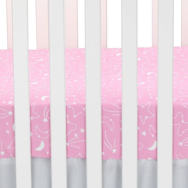 Shop Disney Baby Minnie Mouse Pink 4 Piece Nursery Crib Bedding