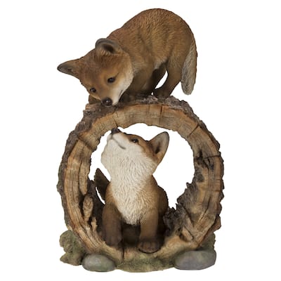 Fox Pups Playing