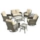 preview thumbnail 56 of 56, XIZZI Outdoor Patio Furniture Wicker Sofa Swivel Chair Set