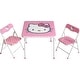 preview thumbnail 1 of 5, Sanrio Hello Kitty 3 Piece Childrens Table and Chair Set