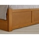 preview thumbnail 47 of 61, AFI Madison Full Size Platform Bed with Footboard & Full Trundle