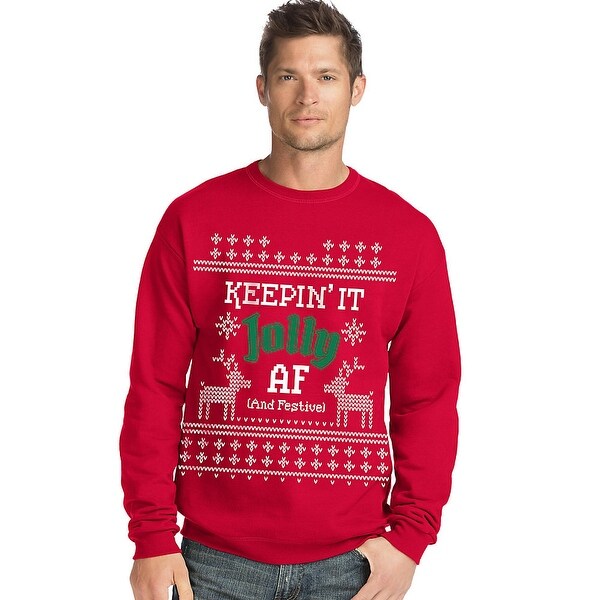 hanes christmas sweatshirts