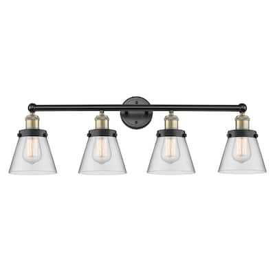 Innovations Lighting Cone - 4 Light 34" Bath Vanity Light