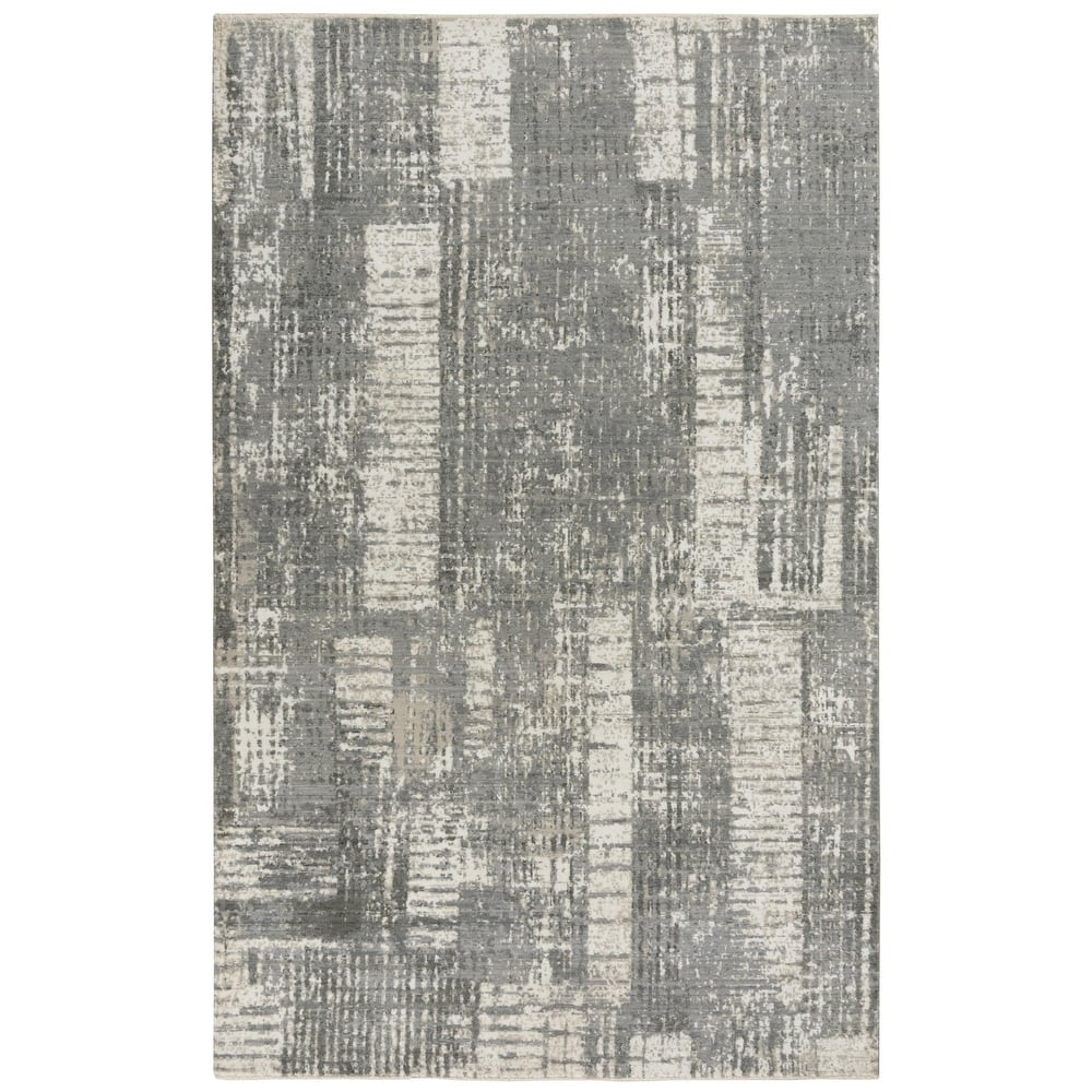 Alora Decor Aurora Transitional Abstract Wool/Tencel Area Rug