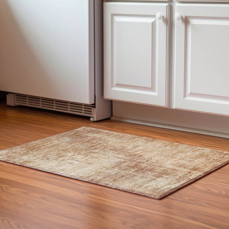 Premium Washable Super Soft Abstract Ombre Mayfield Rug - Terracotta - 1' 8" x 2' 6" - Rectangle