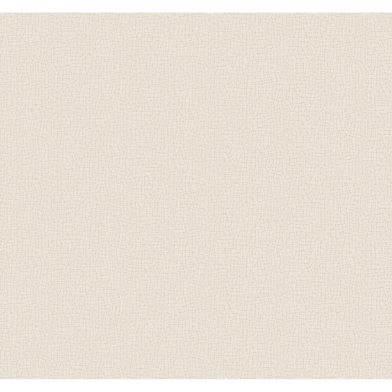 Warner Cary Ivory Faux Grasscloth Wallpaper