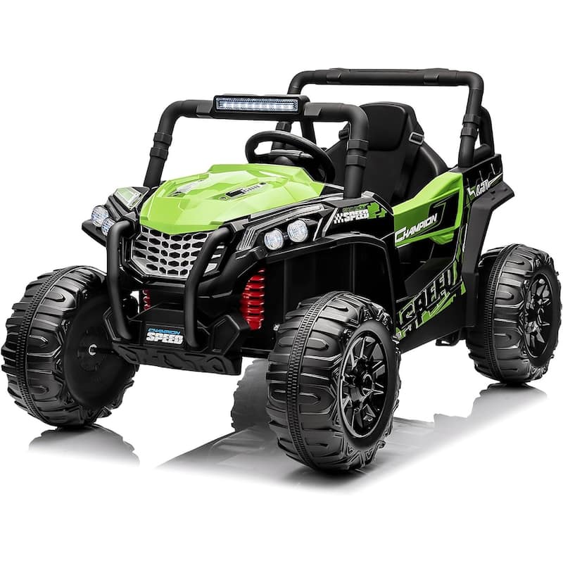 12V Kids Ride On Utv Truck Car w/Parent Remote Control - Green